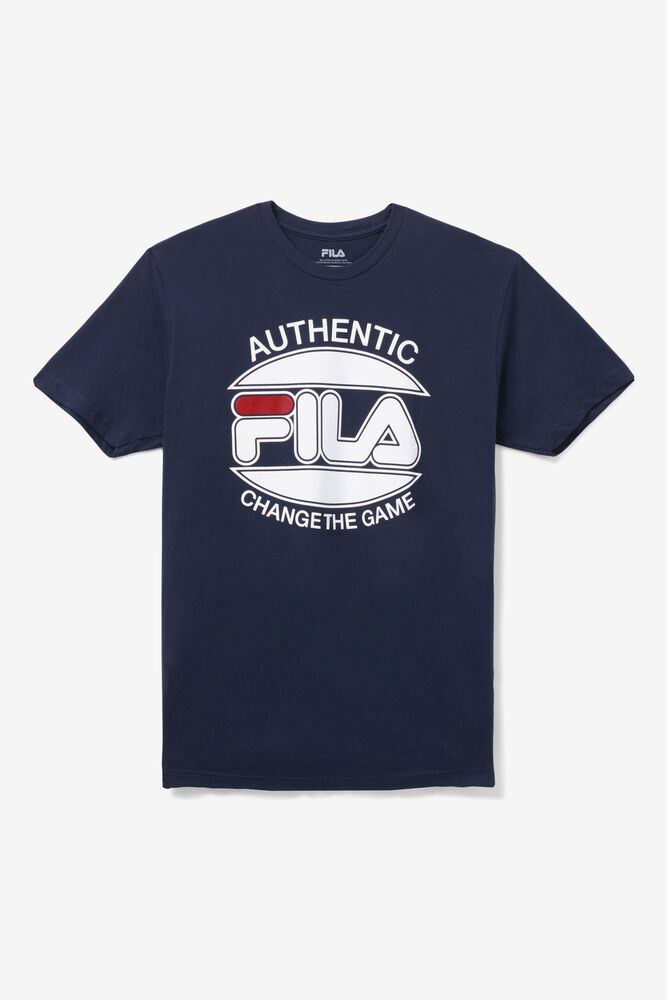 Fila Miesten Paidat Change The Game Laivastonsininen - XZHV-90382